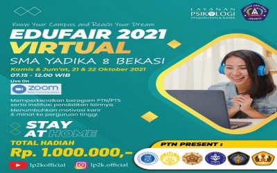 Edu Fair 2021 Virtual SMA YADIKA 8 BERSAMA LP2K